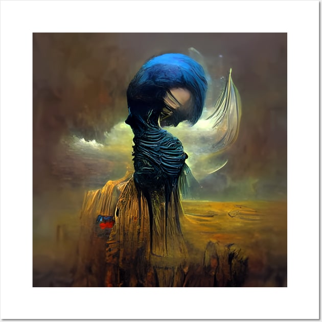 The Wind Whispers Insanity by Techaitika Wall Art by Elevated Focusion 